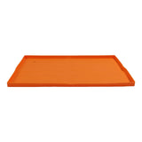 Grill Mat Silicone Blackstone Griddle Top Cover Anti Sticky Grill Protective Cover Mat 22inch Orabge - 45-Degree Angle