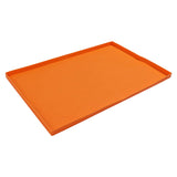 Grill Mat Silicone Blackstone Griddle Top Cover Anti Sticky Grill Protective Cover Mat 22inch Orabge