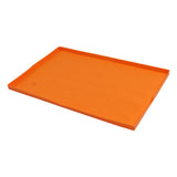 Grill Mat Silicone Blackstone Griddle Top Cover Anti Sticky Grill Protective Cover Mat 22inch Orabge - Low Angle