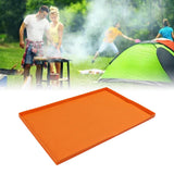 Grill Mat Silicone Blackstone Griddle Top Cover Anti Sticky Grill Protective Cover Mat 22inch Orabge - Extra Image
