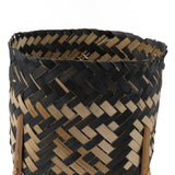 Plant Basket Northern Europe Style Bamboo Weaving Plant Pot Handwoven Indoor Outdoor Storage Organizer Plant Holder