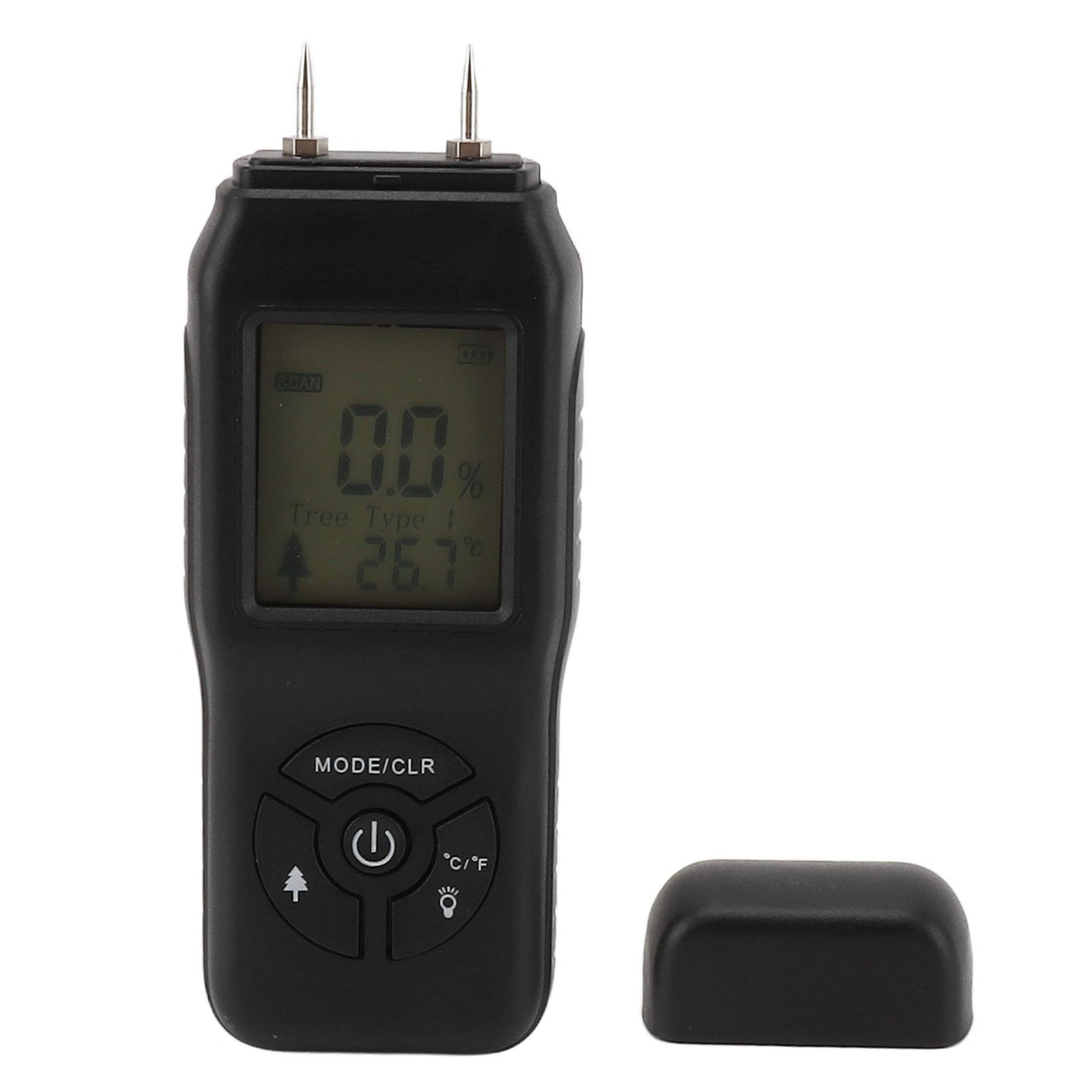 Digital Wood Moisture Meter Highly Accurate Portable Wood Humidity Tester for Building Material Paper