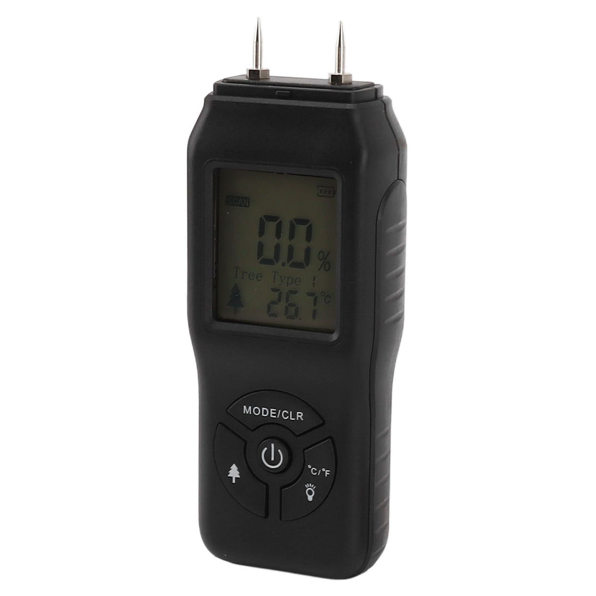 Digital Wood Moisture Meter Highly Accurate Portable Wood Humidity Tester for Building Material Paper