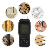 Digital Wood Moisture Meter Highly Accurate Portable Wood Humidity Tester for Building Material Paper