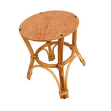 Wooden Stool Plant Stand Multifunctional Nordic Style Round Plant Supports Display Rack for Indoor Balcony