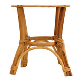 Wooden Stool Plant Stand Multifunctional Nordic Style Round Plant Supports Display Rack for Indoor Balcony