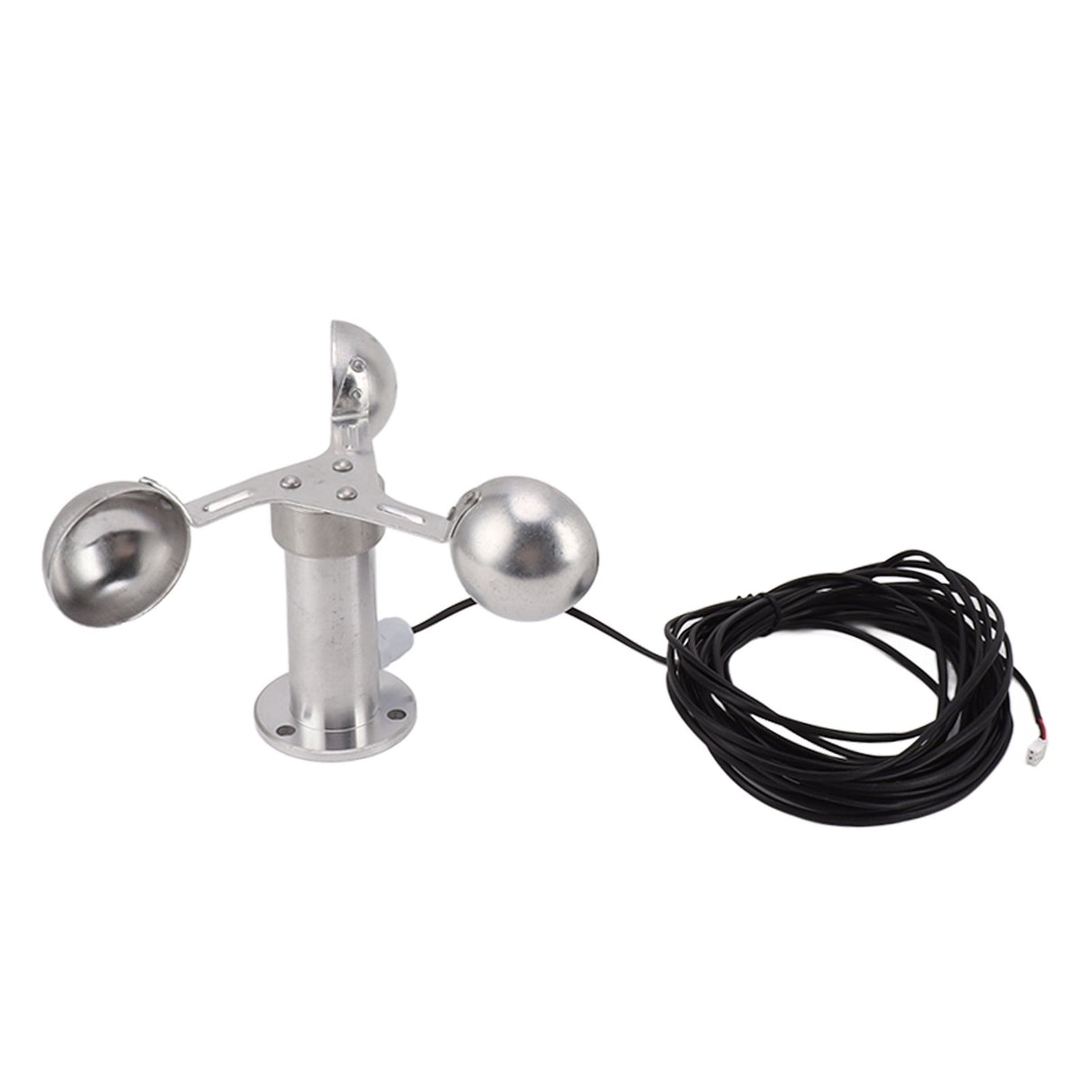 Aluminium Alloy Anemometers Wind Speed Monitoring Sensor 3 Cups Wind Speed Sensor Anemometer 0‑3.8V