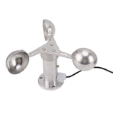 Aluminium Alloy Anemometers Wind Speed Monitoring Sensor 3 Cups Wind Speed Sensor Anemometer 0‑3.8V