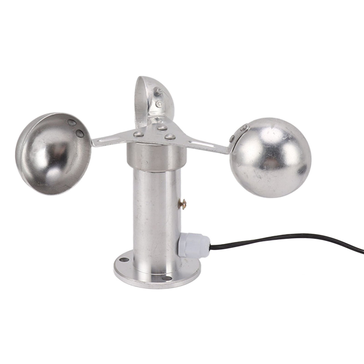 Aluminium Alloy Anemometers Wind Speed Monitoring Sensor 3 Cups Wind Speed Sensor Anemometer 0‑3.8V