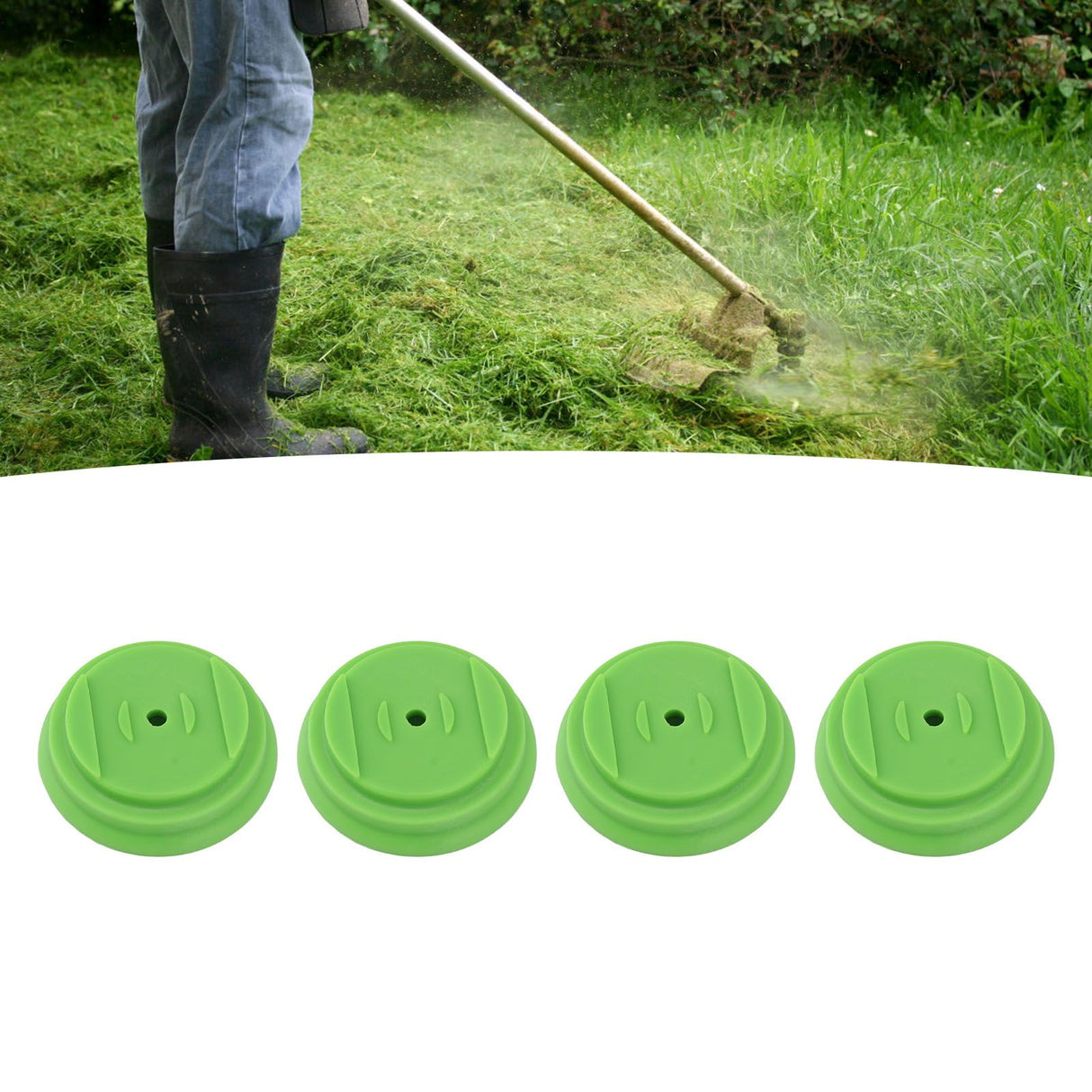 4Pcs Mower Plastic Cover Set Garden Farm Electric Tool Mower Plastic Cover Cap Accessories