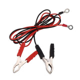 2pcs Electric Fence Wire Connect Safe Copper Electric Fence Jump Leads Practical Electric Fence Clips for Farm - Rear View