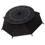 10W Solar Panel Phone Umbrella Rain Protection Phone Stand Charging Umbrella for Motorcycle