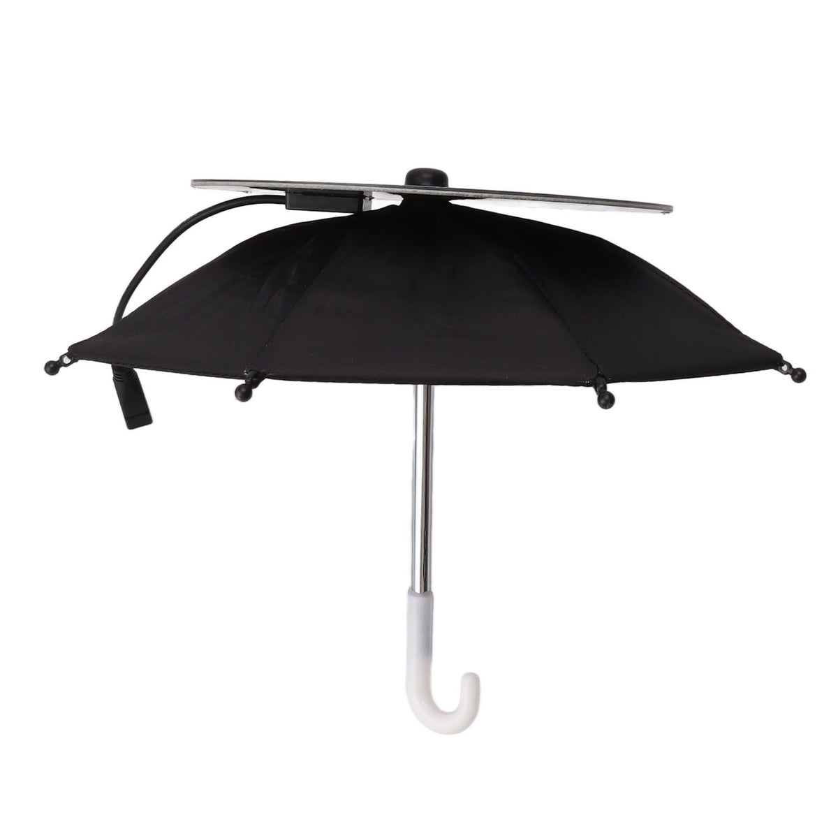 10W Solar Panel Phone Umbrella Rain Protection Phone Stand Charging Umbrella for Motorcycle