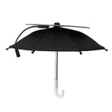 10W Solar Panel Phone Umbrella Rain Protection Phone Stand Charging Umbrella for Motorcycle