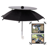 10W Solar Panel Phone Umbrella Rain Protection Phone Stand Charging Umbrella for Motorcycle