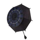 10W Solar Panel Phone Umbrella Rain Protection Phone Stand Charging Umbrella for Motorcycle - Extra Image