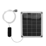 Solar Pond Aerator Waterproof 20W Noiseless Solar Aquarium Air Pump with Air Bubble Stones for Fishpond