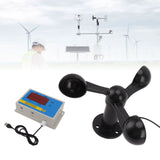 Tower Crane Anemometer Wind Speed Alarm USB 3 Fan Blades Accurate Aluminium Alloy Power Failure Memory Wind Anemometer 220V - Extra Image