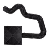 Black Gutter Downspout Extensions Catch Basin Low Profile Downspout Extender Catch Basin Downspout Extension - Extra Image