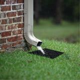 Black Gutter Downspout Extensions Catch Basin Low Profile Downspout Extender Catch Basin Downspout Extension