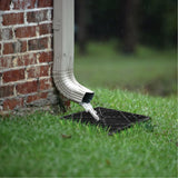 Black Gutter Downspout Extensions Catch Basin Low Profile Downspout Extender Catch Basin Downspout Extension - Extra Image