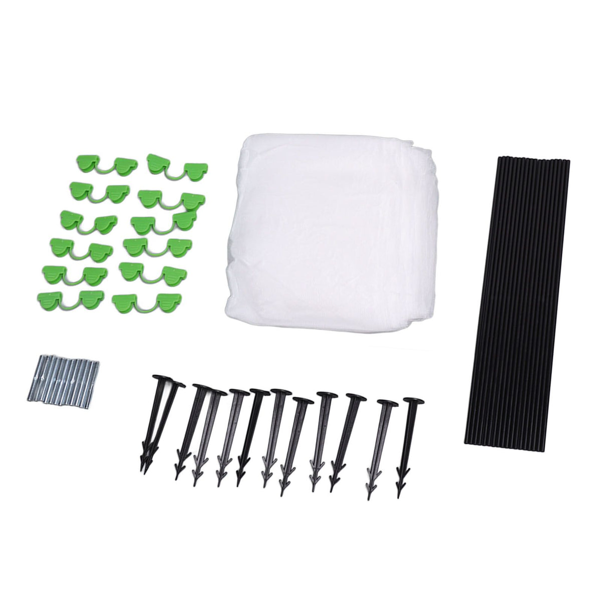 Greenhouse Hoops Grow Tunnel Long Garden Hoops Rust Free Fiberglass Garden Hoops Frame DIY Plant Support Garden Stakes