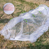 Greenhouse Hoops Grow Tunnel Long Garden Hoops Rust Free Fiberglass Garden Hoops Frame DIY Plant Support Garden Stakes