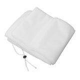 Plant Cover Non Woven Fabric Breathable Outdoor Freeze Frost Protection Plants Jacket for Cold Winter Weather White 60x80cm/23.6x31.5in - Top-Down View