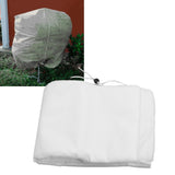 Plant Cover Non Woven Fabric Breathable Outdoor Freeze Frost Protection Plants Jacket for Cold Winter Weather White 60x80cm/23.6x31.5in - Extra Image
