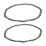 2PCS 8 Inch Chainsaw Chain High Hardness Manganese Steel Mini Chainsaw Chain for Chainsaw Accessories