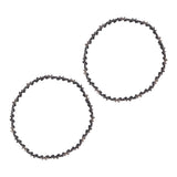 2PCS 8 Inch Chainsaw Chain High Hardness Manganese Steel Mini Chainsaw Chain for Chainsaw Accessories