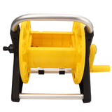 G1/2 Garden Hose Reel Yellow Gardening Waterpipe Cart Holds 20m Hose Car Washer Tool for Yard Lawn Outdoor - Side View