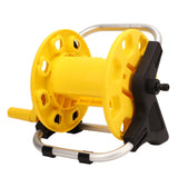 G1/2 Garden Hose Reel Yellow Gardening Waterpipe Cart Holds 20m Hose Car Washer Tool for Yard Lawn Outdoor - Close-Up Angle