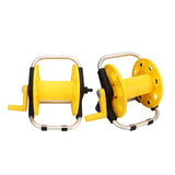 G1/2 Garden Hose Reel Yellow Gardening Waterpipe Cart Holds 20m Hose Car Washer Tool for Yard Lawn Outdoor