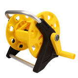 Garden Hose Reel Cart Yellow Hose Reel Cart Water Hose Cart Holds 30m of Water Pipe - Top-Down View
