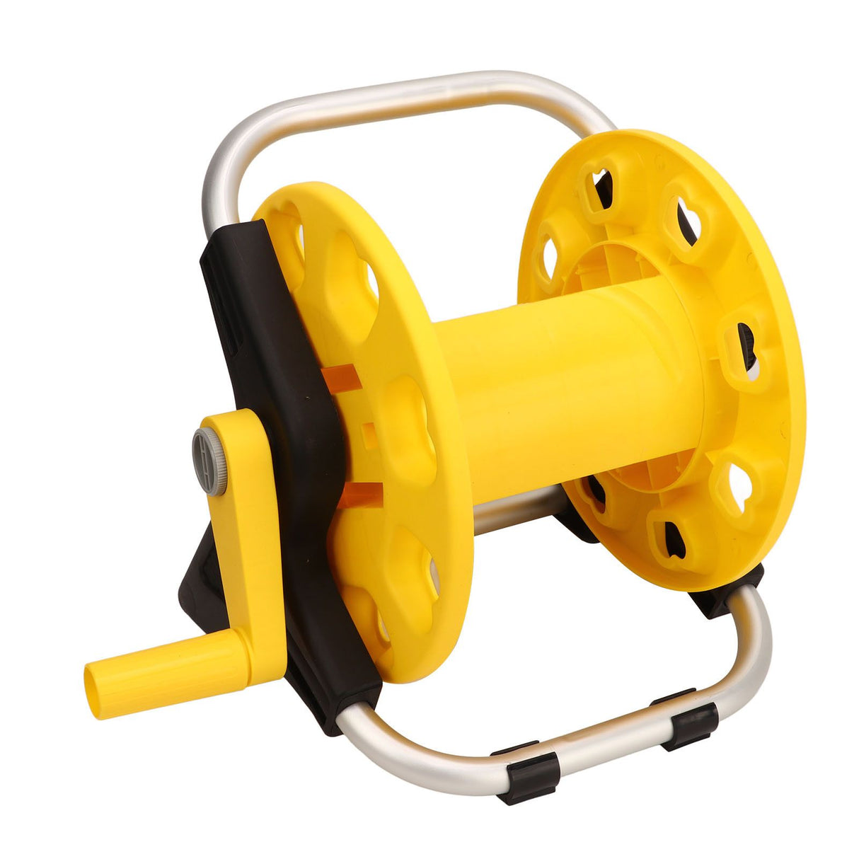 Garden Hose Reel Cart Yellow Hose Reel Cart Water Hose Cart Holds 30m of Water Pipe