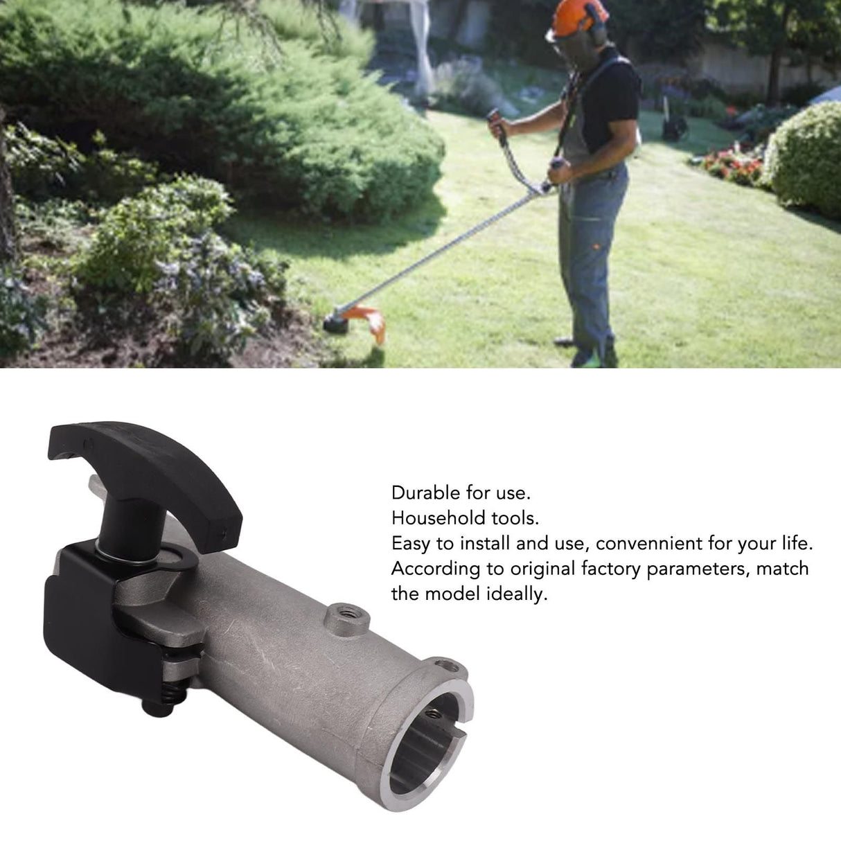 7 Spline 26mm Strimmer Trimmer Brush Cutter Shaft Connector Join Clamp Garden Tool Parts
