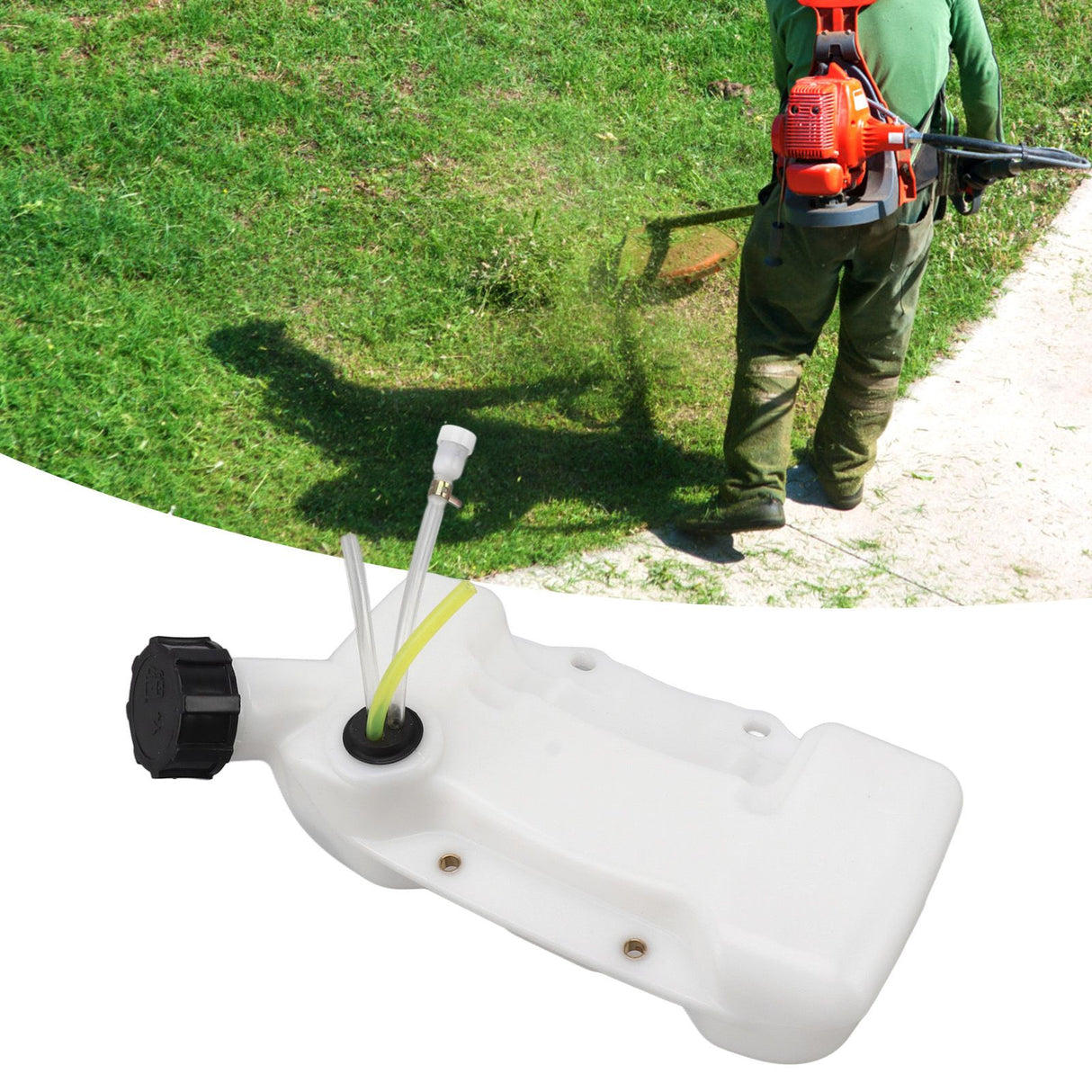 Trimmer Gas Petrol Fueling Tanks PC Brush Cutter Oil Fuel Tank Assembly for TB43 TU43 Lawn Mower
