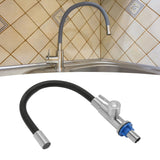 Domestic Kitchen Flexible Single Handle Dishwasher Faucet Basin Cold Water Universal Swivel Faucet - Extra Image