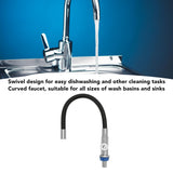 Domestic Kitchen Flexible Single Handle Dishwasher Faucet Basin Cold Water Universal Swivel Faucet - Extra Image