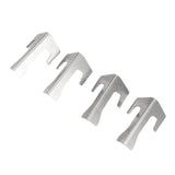 4 PCS Grill Heat Plate Spacers Easy To Install Rustproof Universal Stainless Steel Grill Flame Tamers Burner Covers