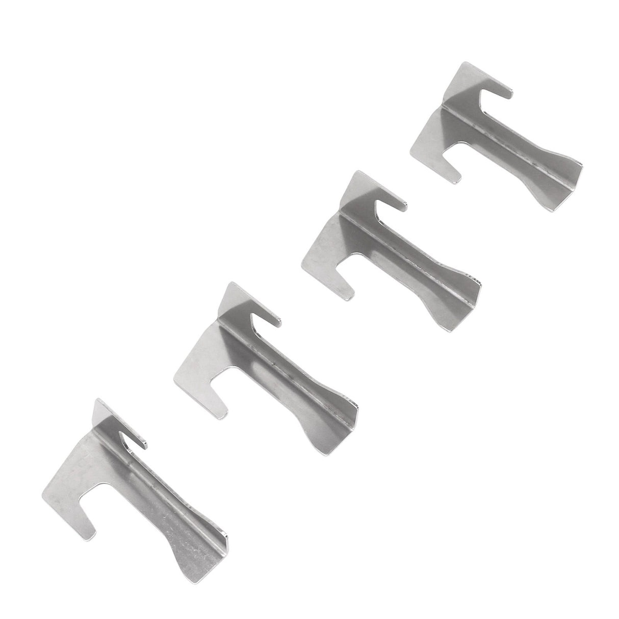 4 PCS Grill Heat Plate Spacers Easy To Install Rustproof Universal Stainless Steel Grill Flame Tamers Burner Covers