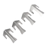 4 PCS Grill Heat Plate Spacers Easy To Install Rustproof Universal Stainless Steel Grill Flame Tamers Burner Covers