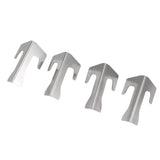 4 PCS Grill Heat Plate Spacers Easy To Install Rustproof Universal Stainless Steel Grill Flame Tamers Burner Covers - Extra Image