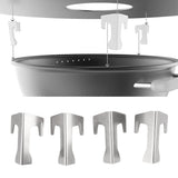4 PCS Grill Heat Plate Spacers Easy To Install Rustproof Universal Stainless Steel Grill Flame Tamers Burner Covers - Extra Image