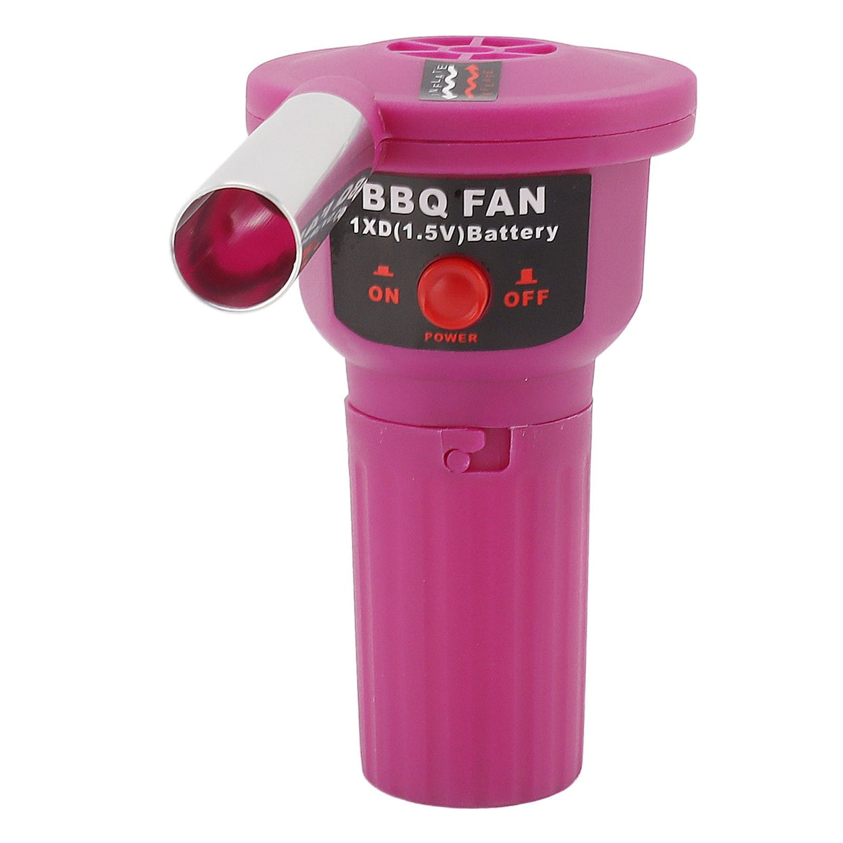 Portable Battery Powered BBQ Fan Air Blower Handheld Barbecue Fan Air Blower for Outdoor Camping Picnic Charcoal Grill Barbecue FD312A 1.5V Purple