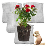 Plant Root Guard Gopher Proof Wire Basket Mole Vole Mesh Wire Basket Underground Stainless Steel Wire Mesh Bag for Plants Root Protection 24x24 Inch