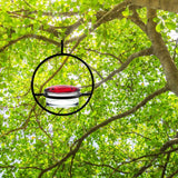 Beautiful Circular Hanging Hummingbird Feeder Outdoor Hanging Humming Bird Feeder 1pc