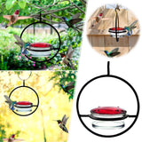 Beautiful Circular Hanging Hummingbird Feeder Outdoor Hanging Humming Bird Feeder 1pc
