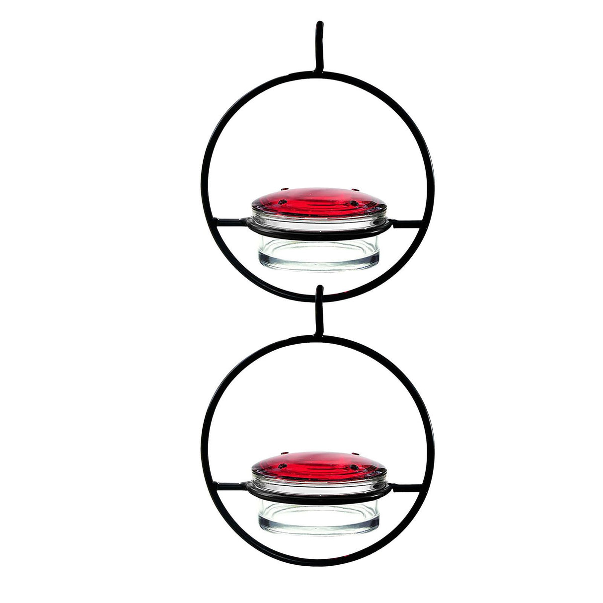 Beautiful Circular Hanging Hummingbird Feeder Outdoor Hanging Humming Bird Feeder 2pc